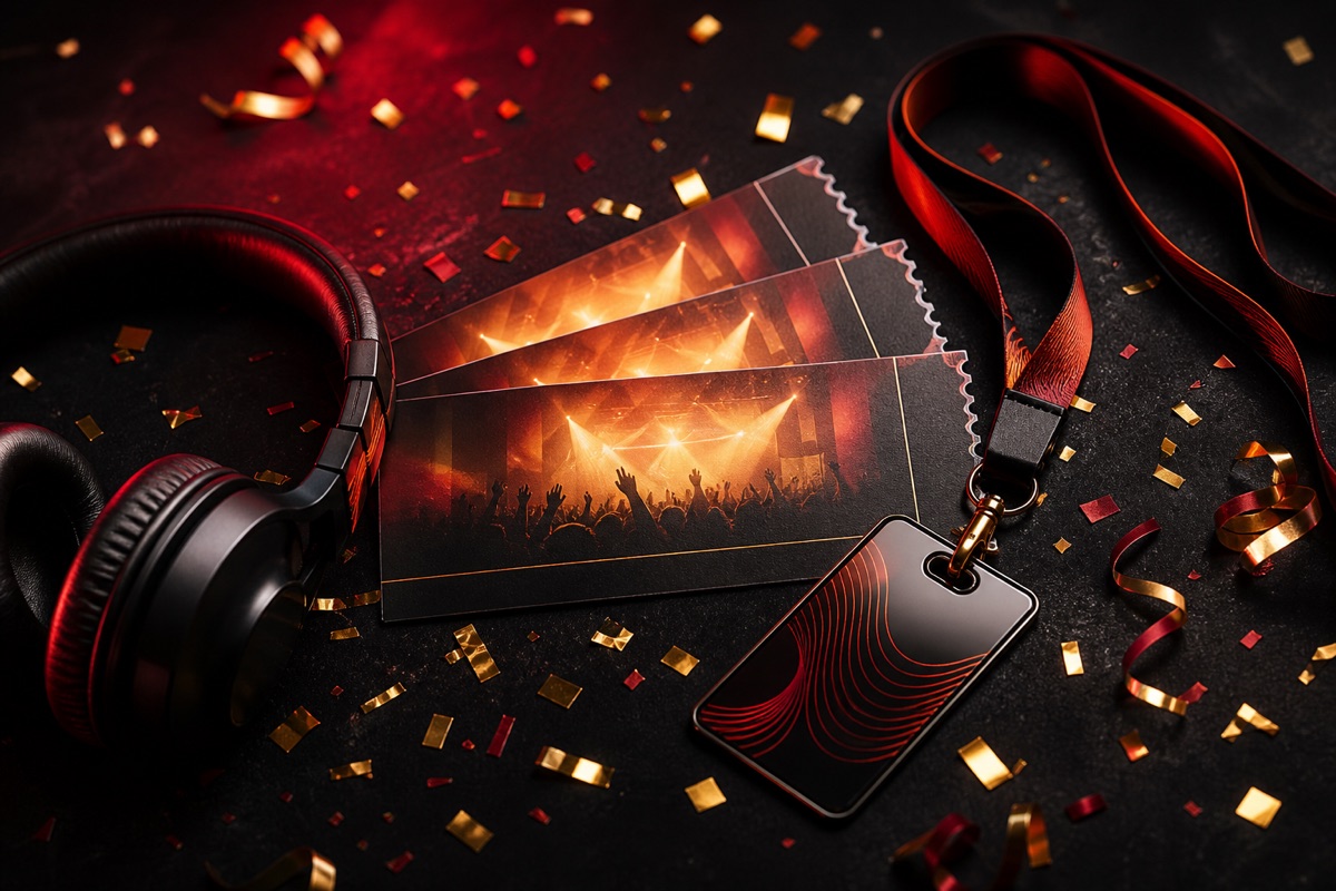 Concert prizes, tickets and headphones